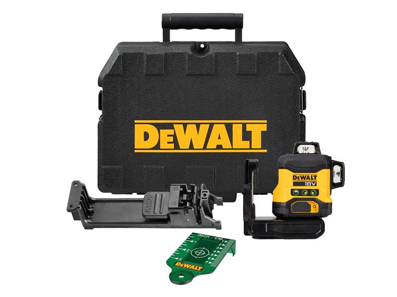 DEWALT DCLE34031N 3 x 360° Multi Line Laser 18V Bare Unit DEWDCLE34031
