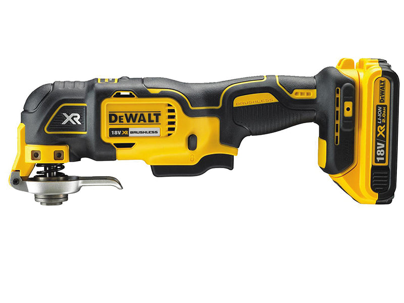 DEWALT DCS355D1 XR Brushless Oscillating Multi-Tool 18V 1 x 2.0Ah Li-ion DEWDCS355D1