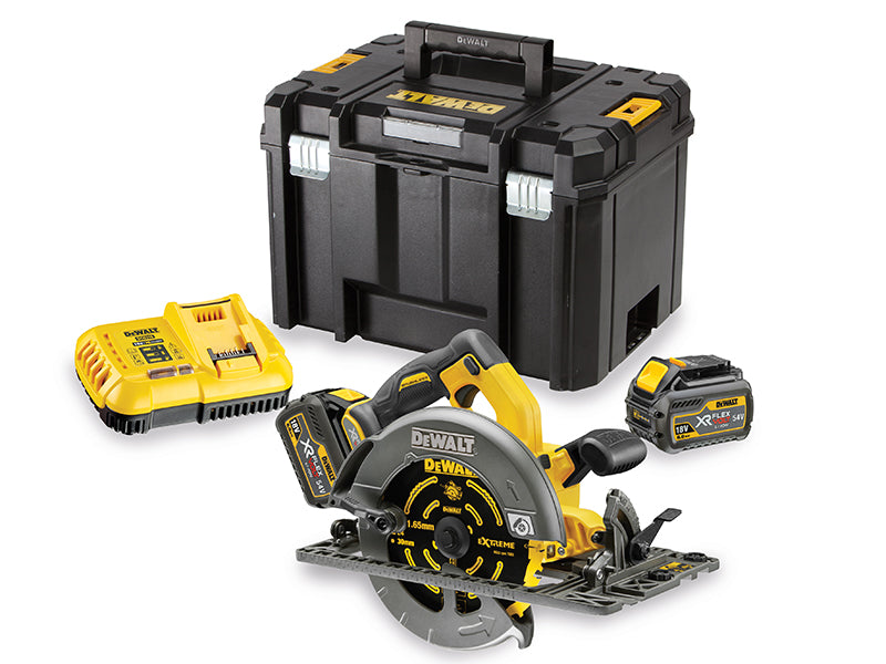 DEWALT DCS576T2 FlexVolt XR Circular Saw 190mm 54V 2 x 2.0Ah Li-ion DEWDCS576T2