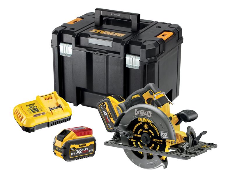 DEWALT DCS579X2 XR FlexVolt Circular Saw 190mm 54V 2 x 9.0Ah Li-ion DEWDCS579X2