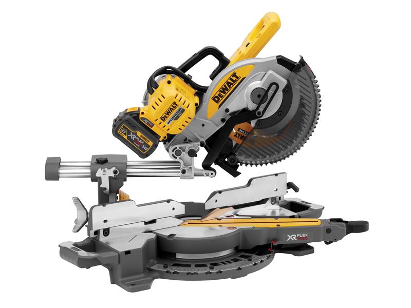 DEWALT DCS727T2 XR FlexVolt Slide Mitre Saw 250mm 54V 2 x 2.0Ah Li-ion DEWDCS727T2