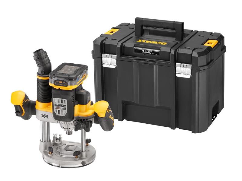 DEWALT 1/2in Plunge Router 18V 2 x 5.0Ah POWERSTACK Li-ion DCW620H2