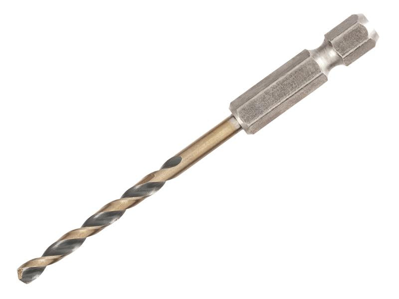 DEWALT BLACK&GOLD 1/4" Hex Shank HSS-G Drill Bit 3.5mm DEWDT20603QZ