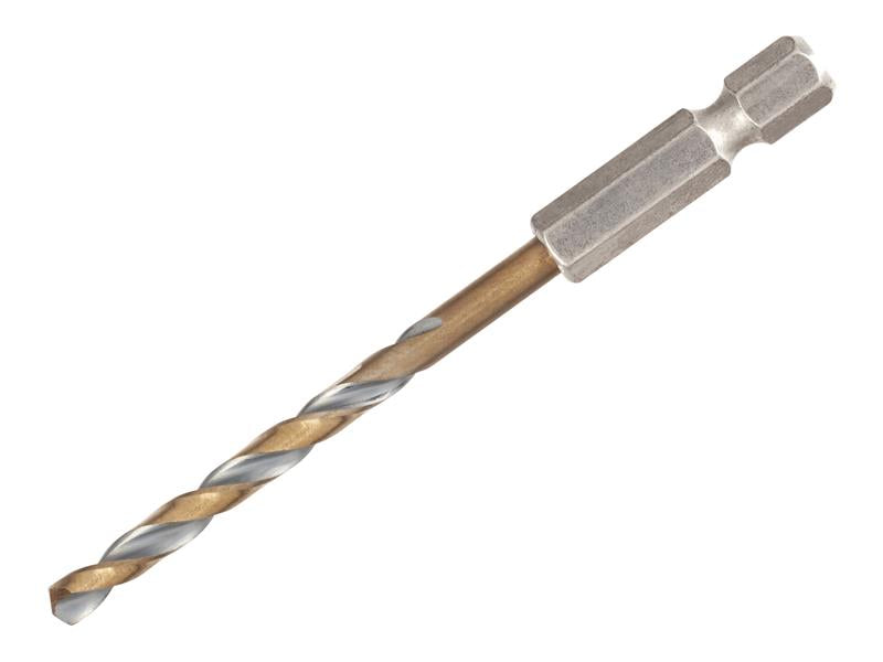 DEWALT BLACK&GOLD 1/4" Hex Shank HSS-G Drill Bit 4.0mm DEWDT20604QZ