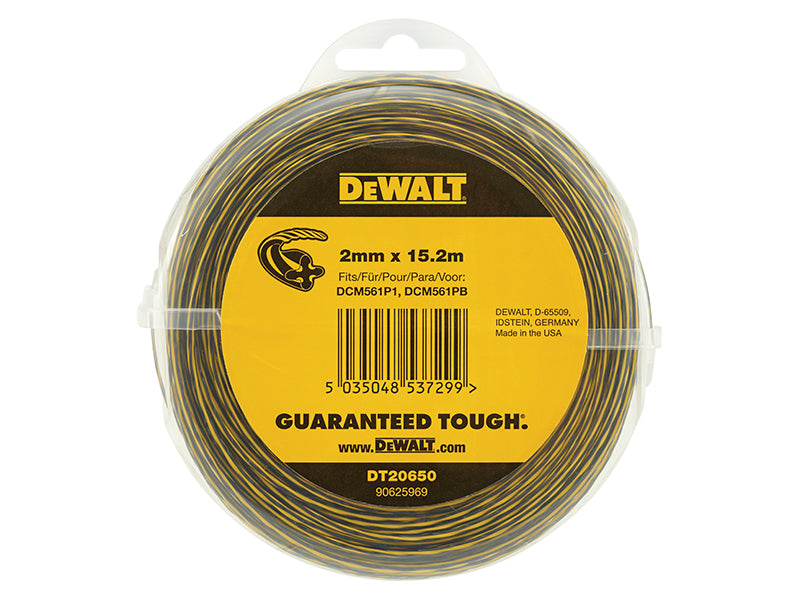 DEWALT DT20650 Trimmer Line 2mm x 15.2m DEWDT20650QZ