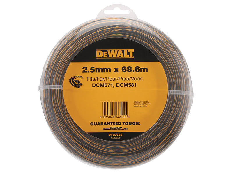 DEWALT DT20652 String Trimmer Line 2.5mm x 68.6m DEWDT20652QZ