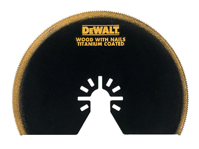 DEWALT Multi-Tool Titanium Semi Circle Blade 100mm DEWDT20709
