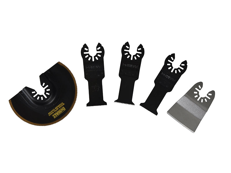 DEWALT DT20715 Multi-Tool Accessory Blade Set, 5 Piece DEWDT20715