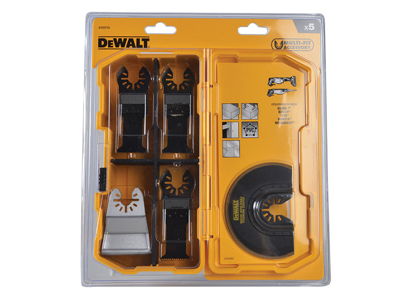 DEWALT DT20715 Multi-Tool Accessory Blade Set, 5 Piece DEWDT20715