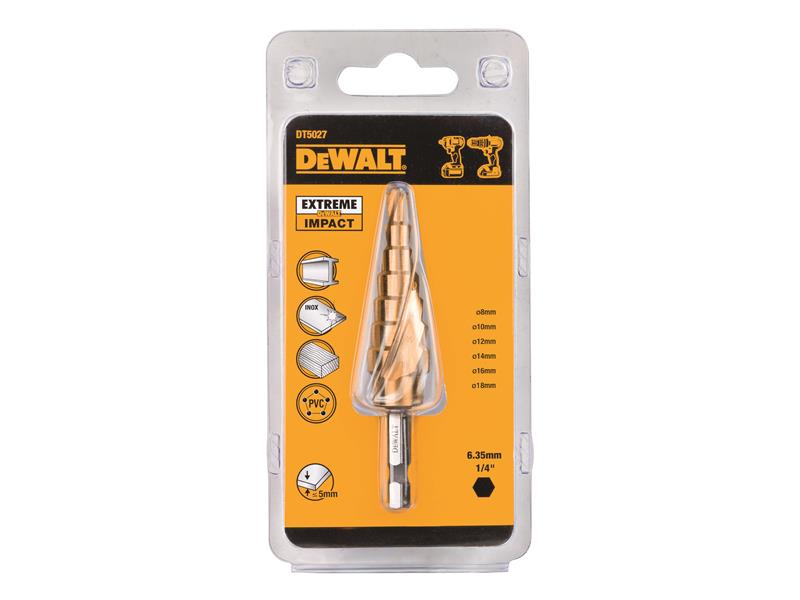 DEWALT Extreme Step Drill Bit 8-18mm DEWDT5027QZ