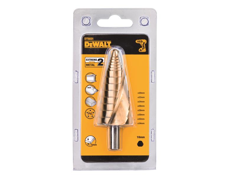 DEWALT Extreme Step Drill Bit 20-34mm DEWDT5031QZ