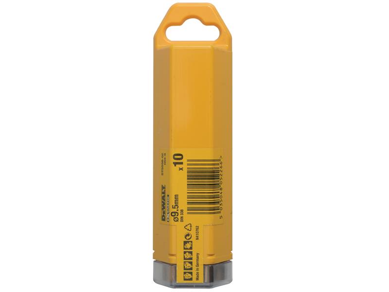 DEWALT Extreme 2 Metal Drill Bits (10) 9.5mm OL:125mm WL:78mm DEWDT5556QZ