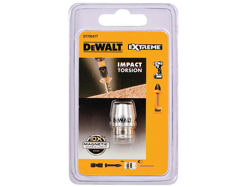 DEWALT DT70547T Aluminium Magnetic Screwlock Sleeve for Impact Torsion Bits 50mm DEWDT70547TQ