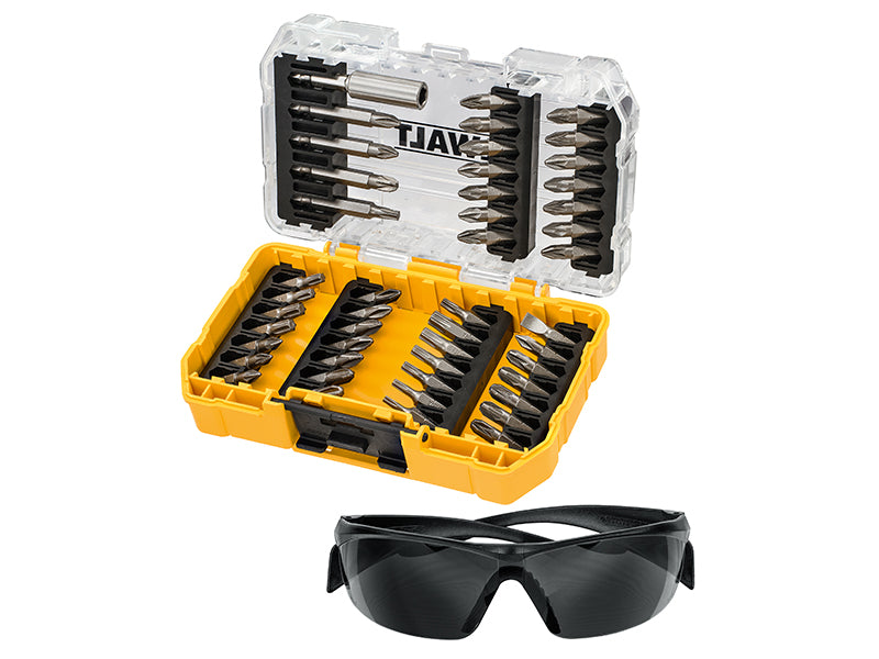 DEWALT DT70703 Screwdriving Set, 47 Piece + Safety Glasses DEWDT70703QZ