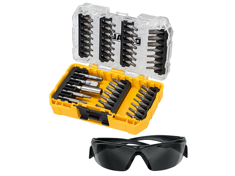 DEWALT DT70704 Screwdriving Set, 47 Piece + Safety Glasses DEWDT70704QZ