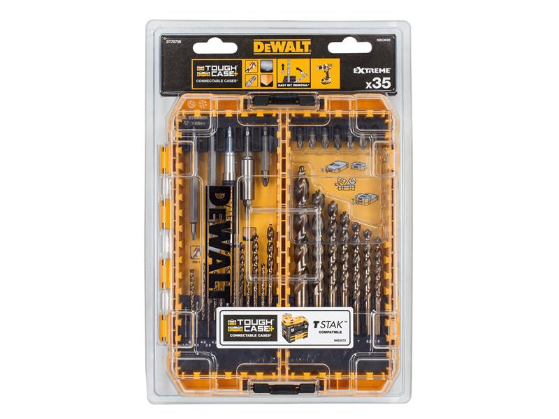 DEWALT DT70756 Mixed Drill & Bit Set, 35 Piece DEWDT70756QZ