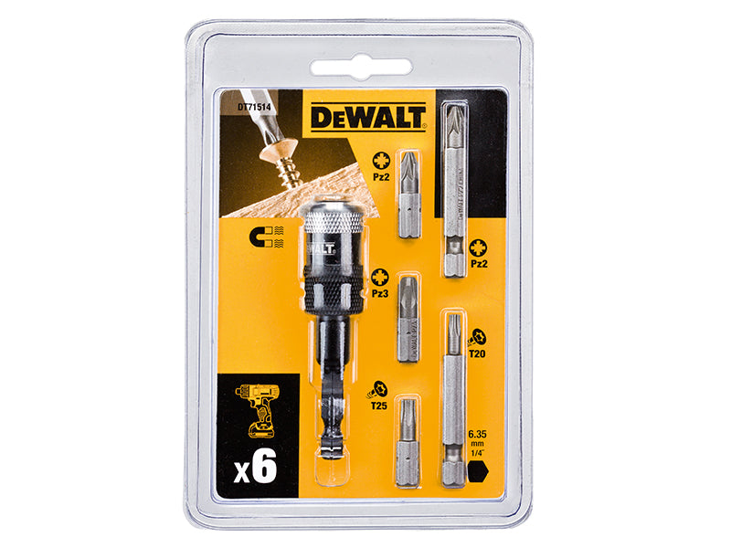 DEWALT DT71514-QZ Extreme Impact Ready Rapid Load Screwdriving Set, 6 Piece DEWDT71514QZ
