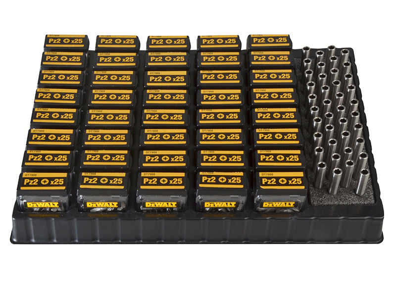 DEWALT DT71706 High Performance PZ2 Bit Set Display (40 Sets + 40 Holders) DEWDT71706QZ