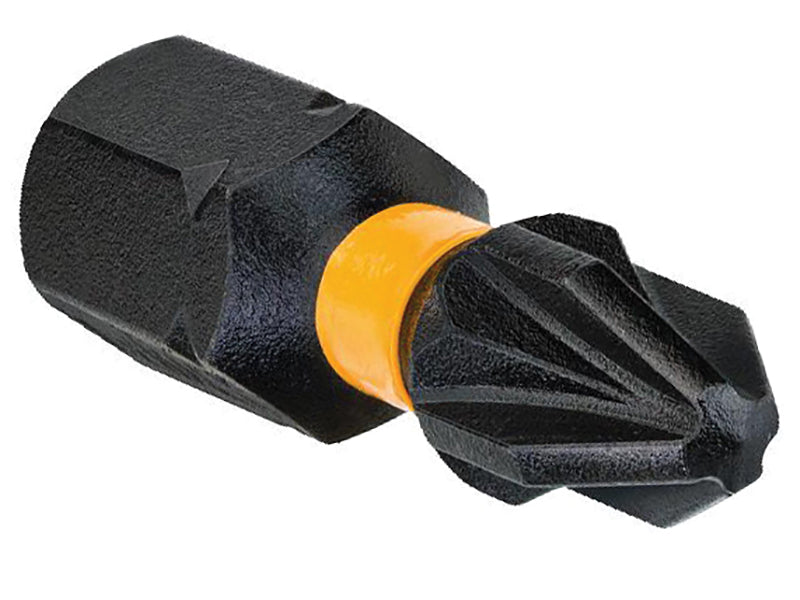 DEWALT Extreme Impact Torsion Bits PZ2 x 25mm (Pack 5) DEWDT7387TQZ