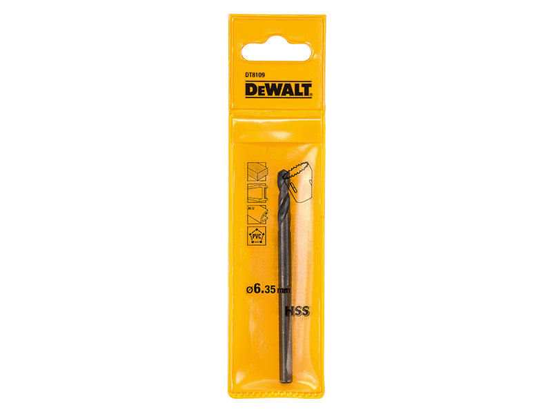 DEWALT DT8109 Pilot Drill Bit For Holesaws 6.3mm DEWDT8109QZ