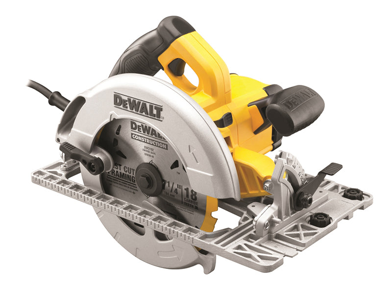 DEWALT DWE576KL Precision Circular Saw & Track Base 190mm 1600W 110V DEWDWE576KL