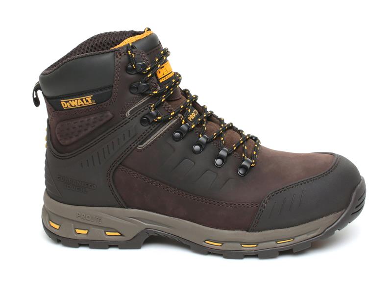 DEWALT Kirksville S3 Pro Lite Safety Boots Brown UK 10 EUR 45 DEWKIRKSV10