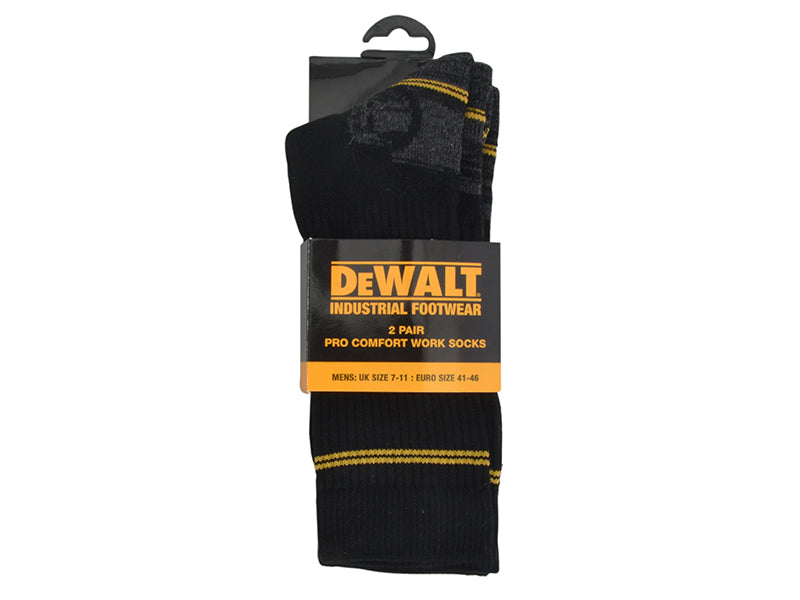 DEWALT Pro Comfort Work Socks (Pack 2 Pairs) DEWSOCKS