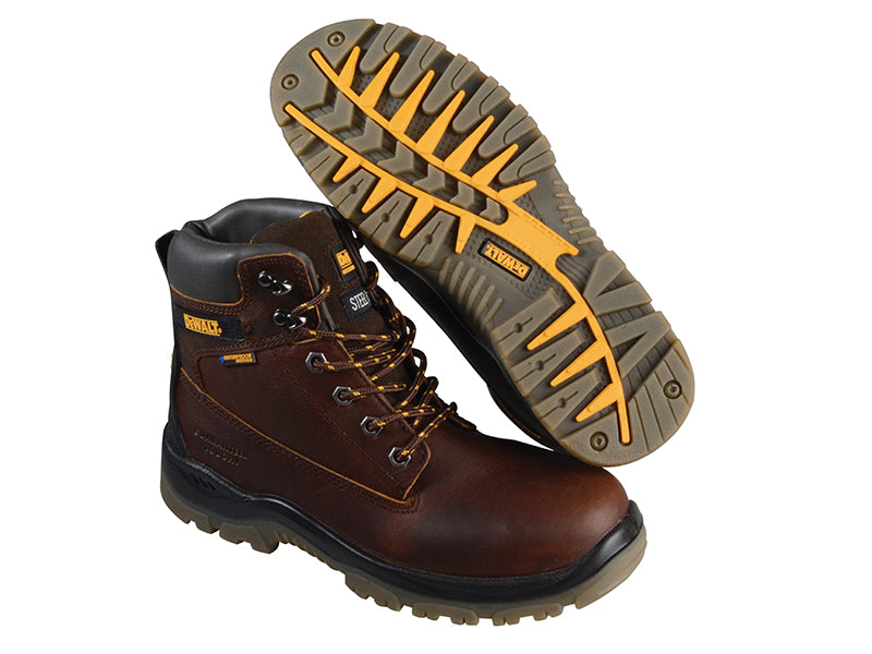DEWALT Titanium S3 Safety Boots Tan UK 11 EUR 46 DEWTITAN11T