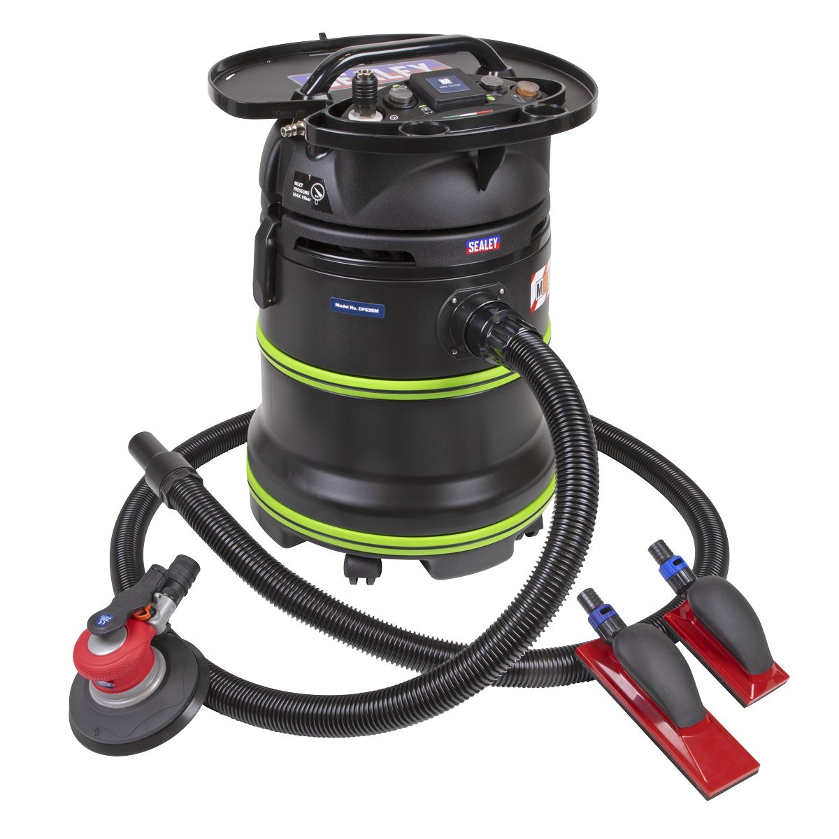 Sealey M Class Dust Free Sanding Kit with Air Palm Sander DFSK01