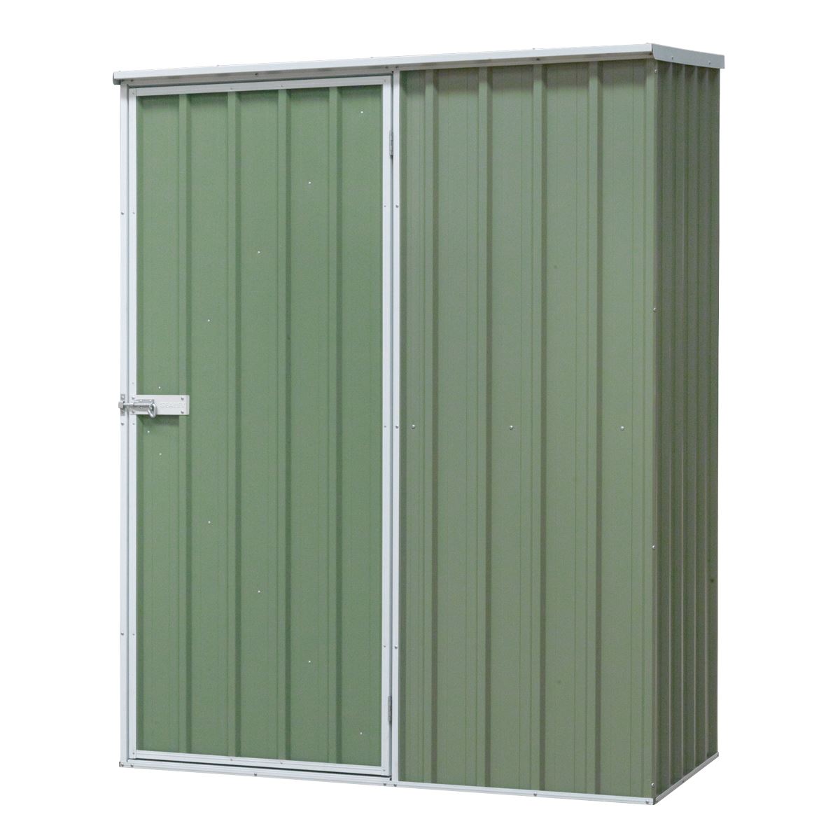 Sealey Garden Outdoor Storage Shed 1.5 x 0.8 x 1.9m Pent Style Roof Green DG113