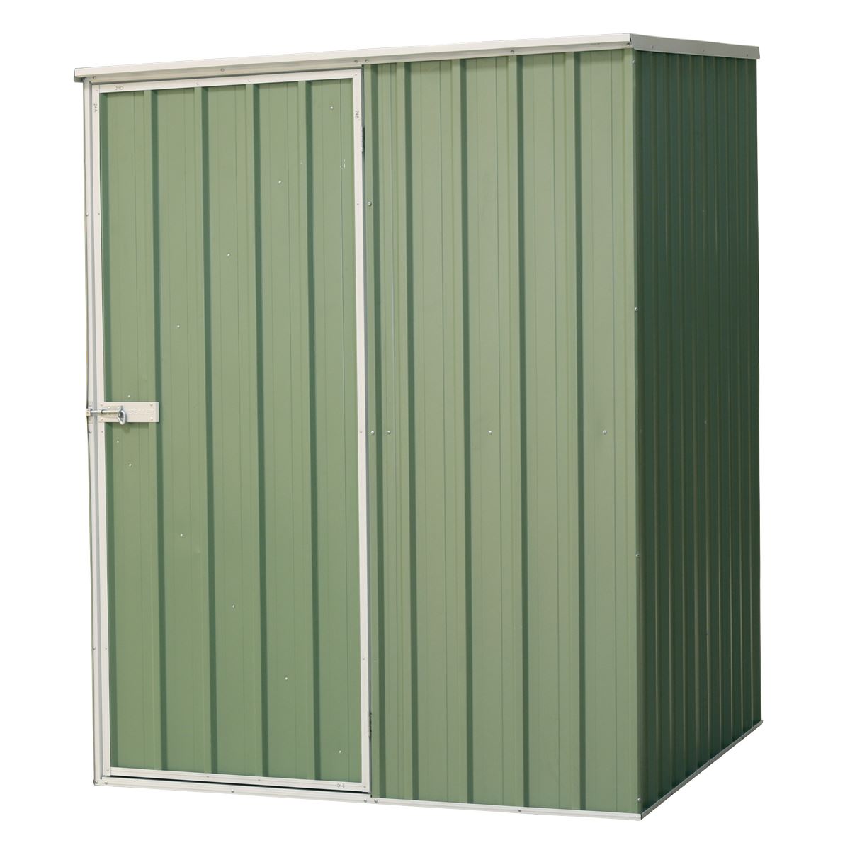 Sealey Metal Garden Outdoor Storage Shed 5FT x 5FT Pent Style Roof Green DG114