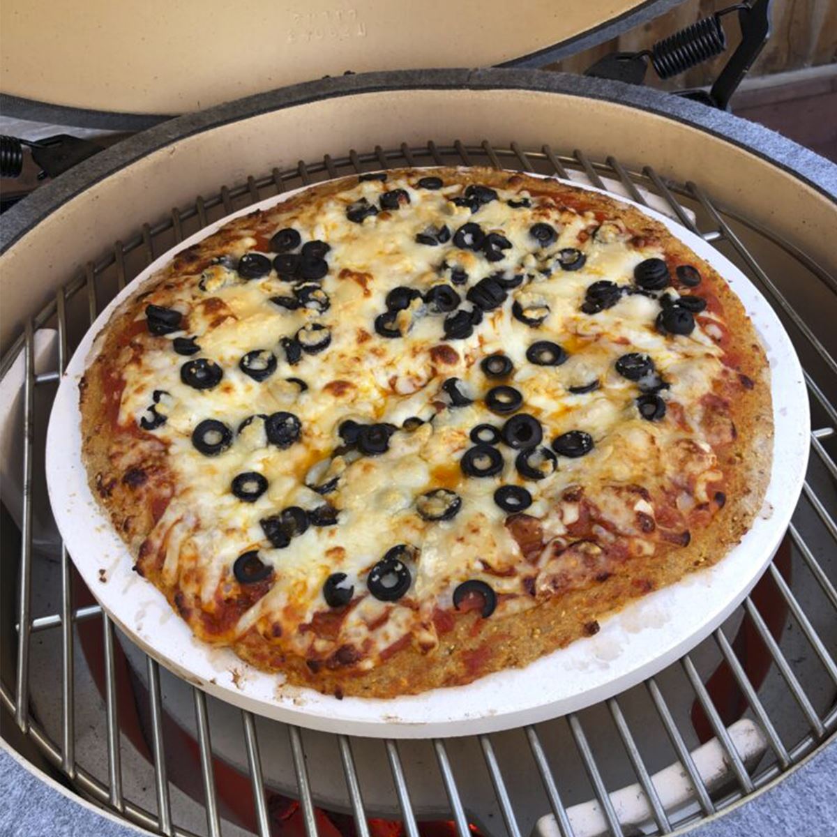 Sealey Dellonda 15" 38cm Pizza Stone for Kamado BBQ DG184
