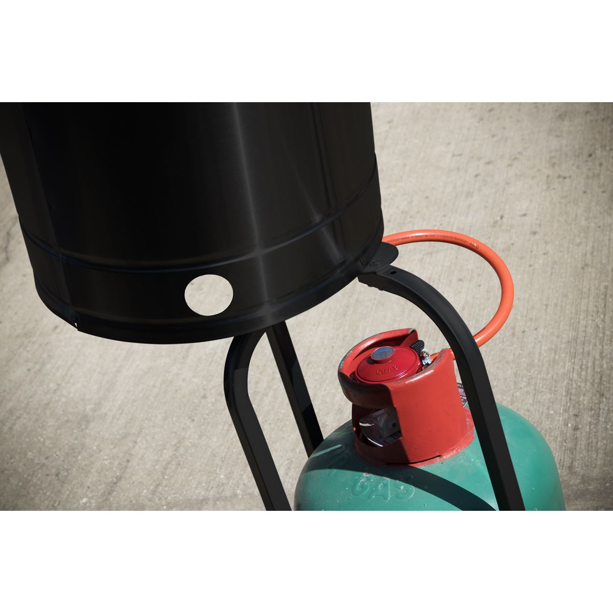Sealey Dellonda Gas Patio Heater 13kW Commercial & Domestic Use Black DG1