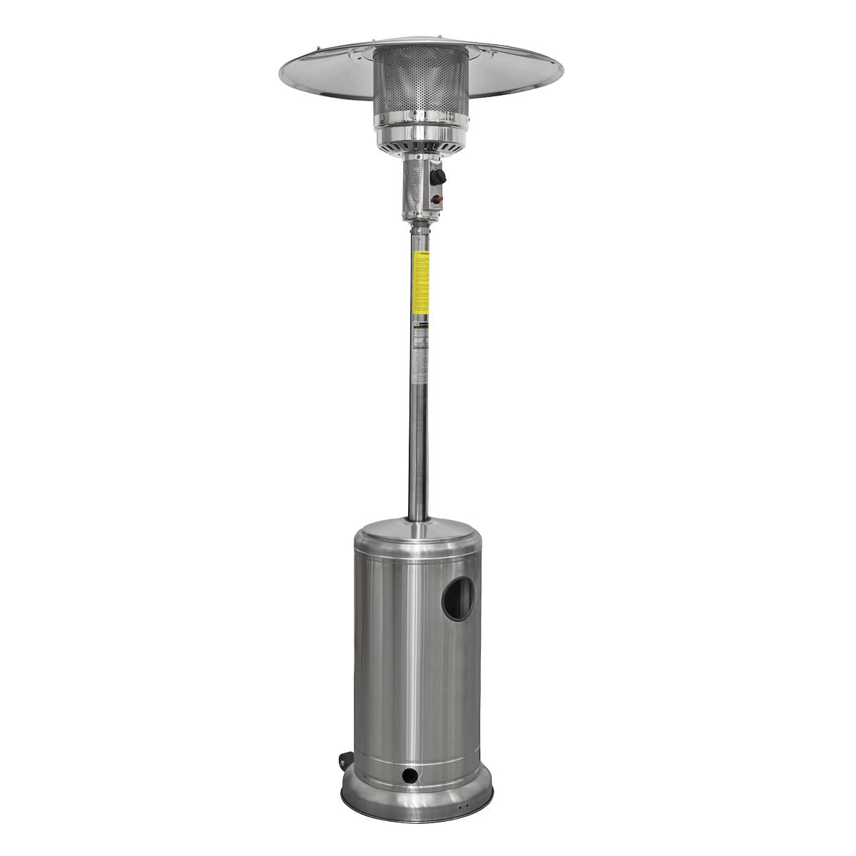 Sealey Dellonda Gas Patio Heater 13kW Stainless Steel Commercial On Wheels DG2