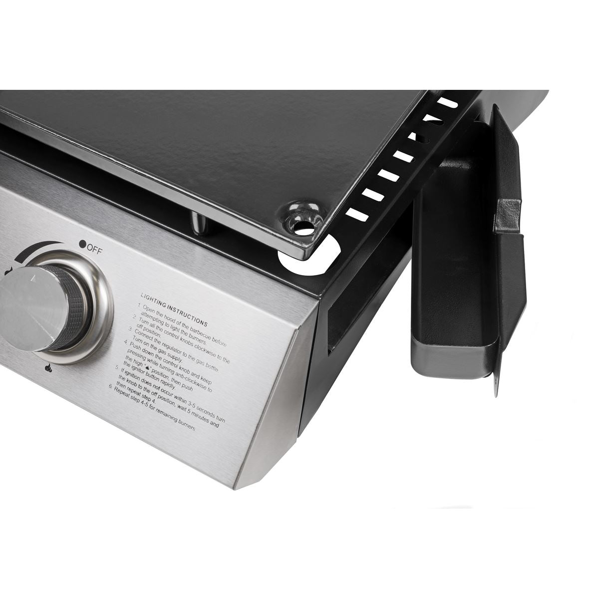 Dellonda 3 Burner Portable Gas Plancha 7.5kW BBQ Griddle Stainless Steel DG22