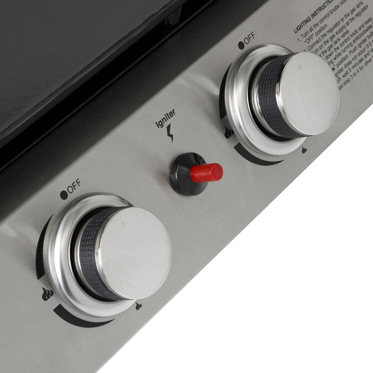 Dellonda 3 Burner Portable Gas Plancha 7.5kW BBQ Griddle Stainless Steel DG22