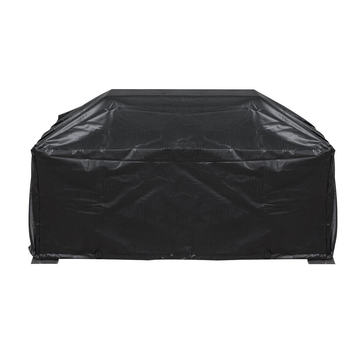 Sealey Dellonda 35" Rectangular Outdoor Fire Pit, Antique Bronze Effect, Supplied with Water-Resistant Drawstring Cover DG239