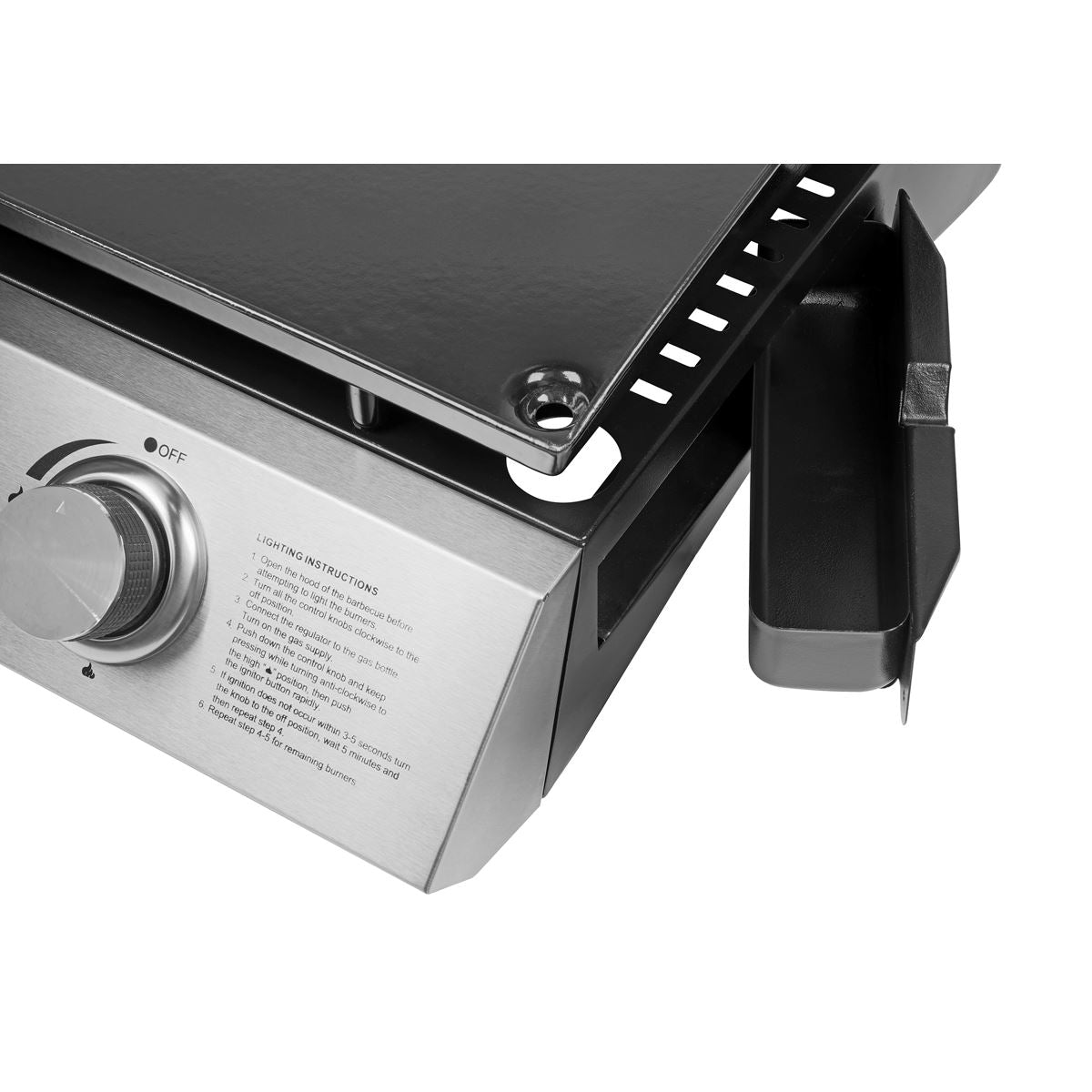 Dellonda 4 Burner Portable Gas Plancha 10kW BBQ Griddle Stainless Steel DG23