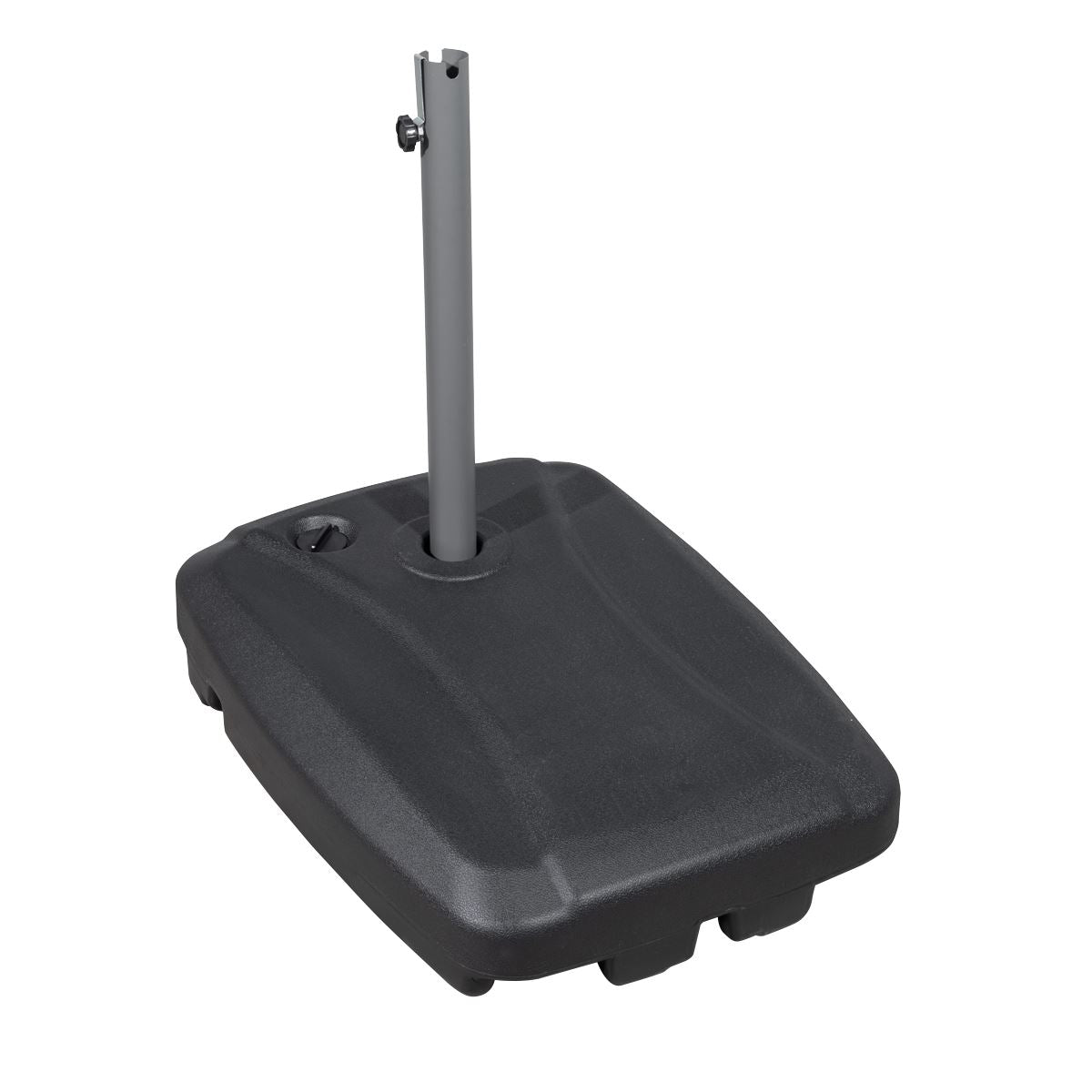 Dellonda 60L Fillable Parasol Base Wheels Cross Base Water Or Sand Filled DG266