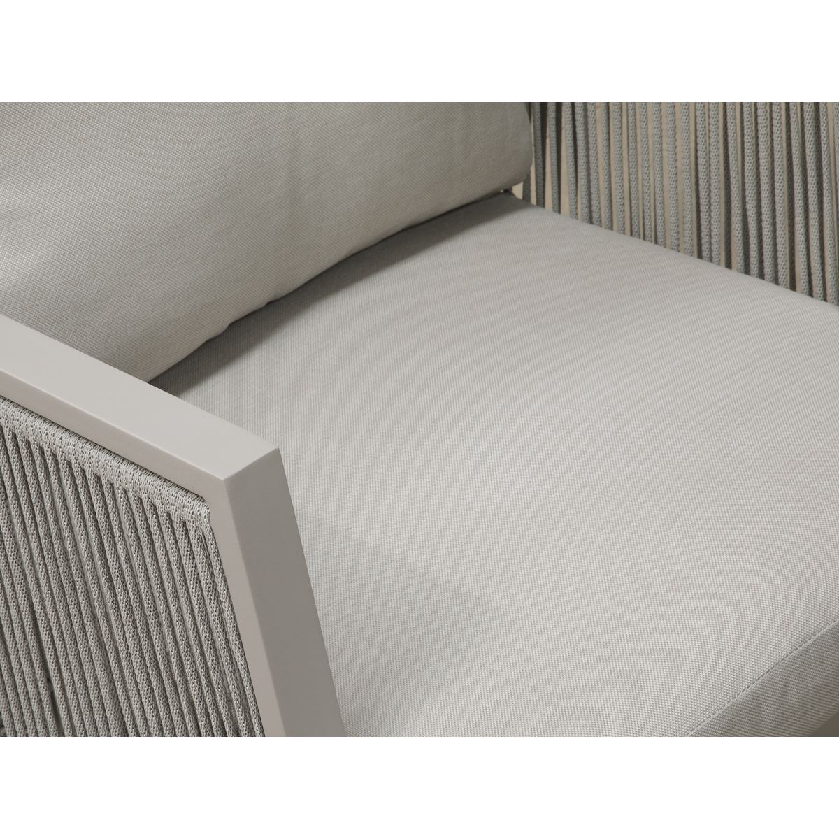 Sealey Dellonda Fusion Aluminium 4-Piece Outdoor Sofa, Arm Chairs & Coffee Table Set DG56