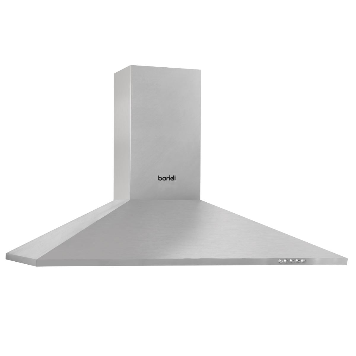 Baridi 90cm Chimney Style Cooker Hood with Carbon Filters Stainless Steel DH127
