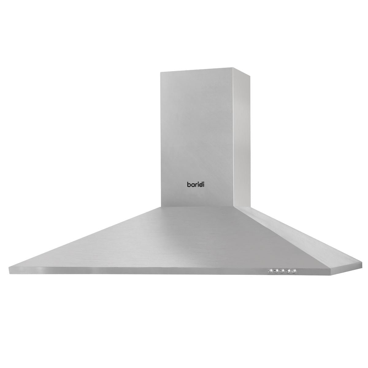 Baridi 90cm Chimney Style Cooker Hood with Carbon Filters Stainless Steel DH127