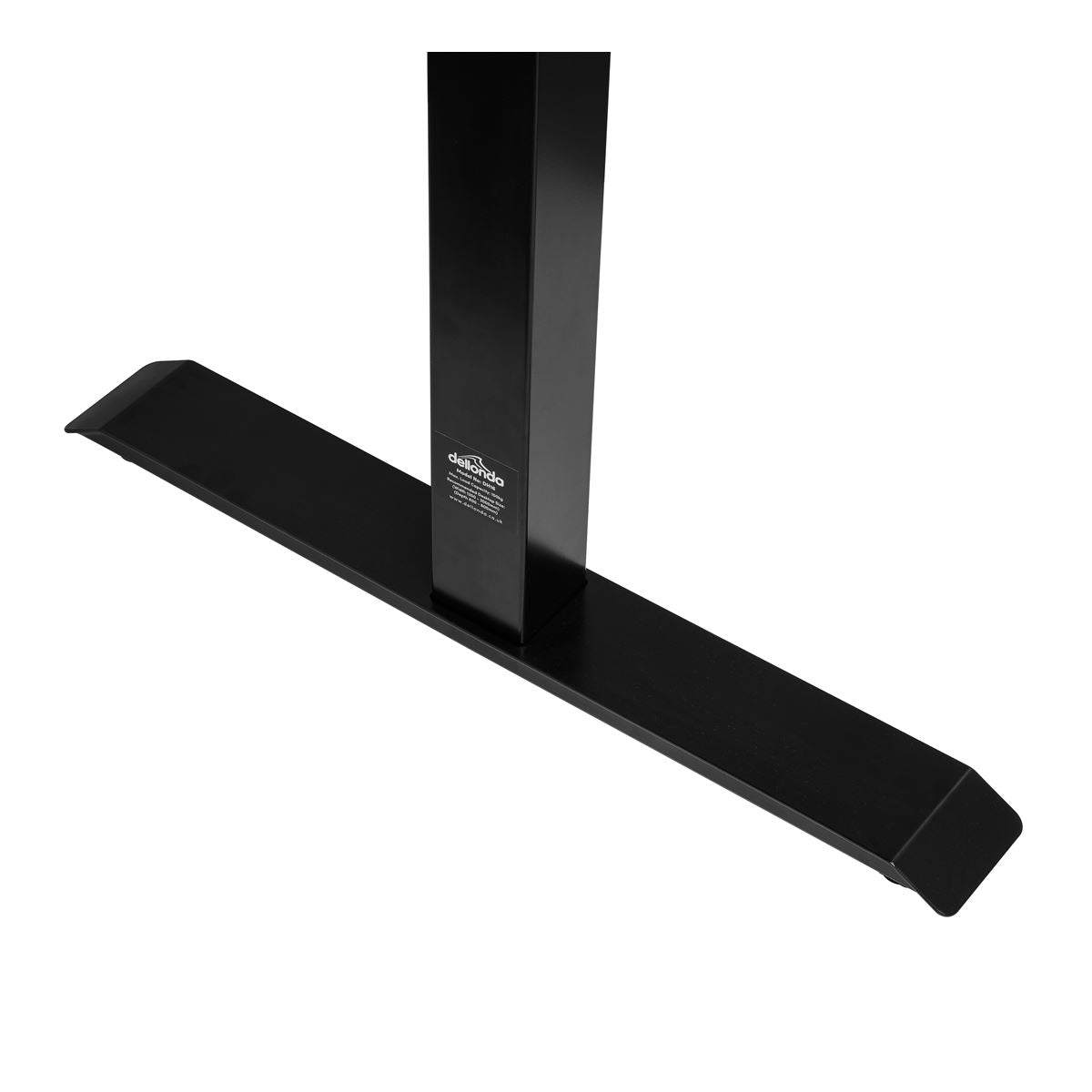Dellonda Black Electric Adjustable Desk Frame Digital Controls Heavy Duty DH16