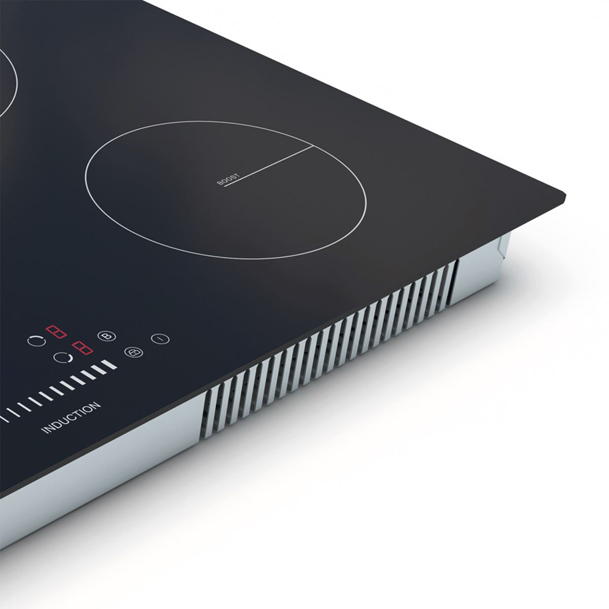 Sealey Baridi 77cm Built-In Induction Hob with 4 Cooking Zones, 7200W, Boost Function, 9 Power Levels, Touch Control & Timer, Hardwired DH179