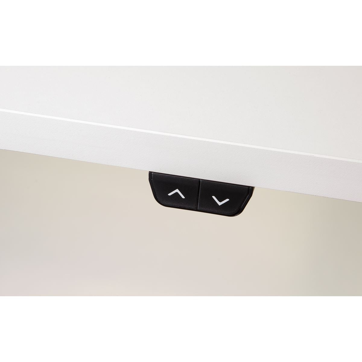 Dellonda Black Single Motor Adjustable Desk Frame 70kg Capacity DH17