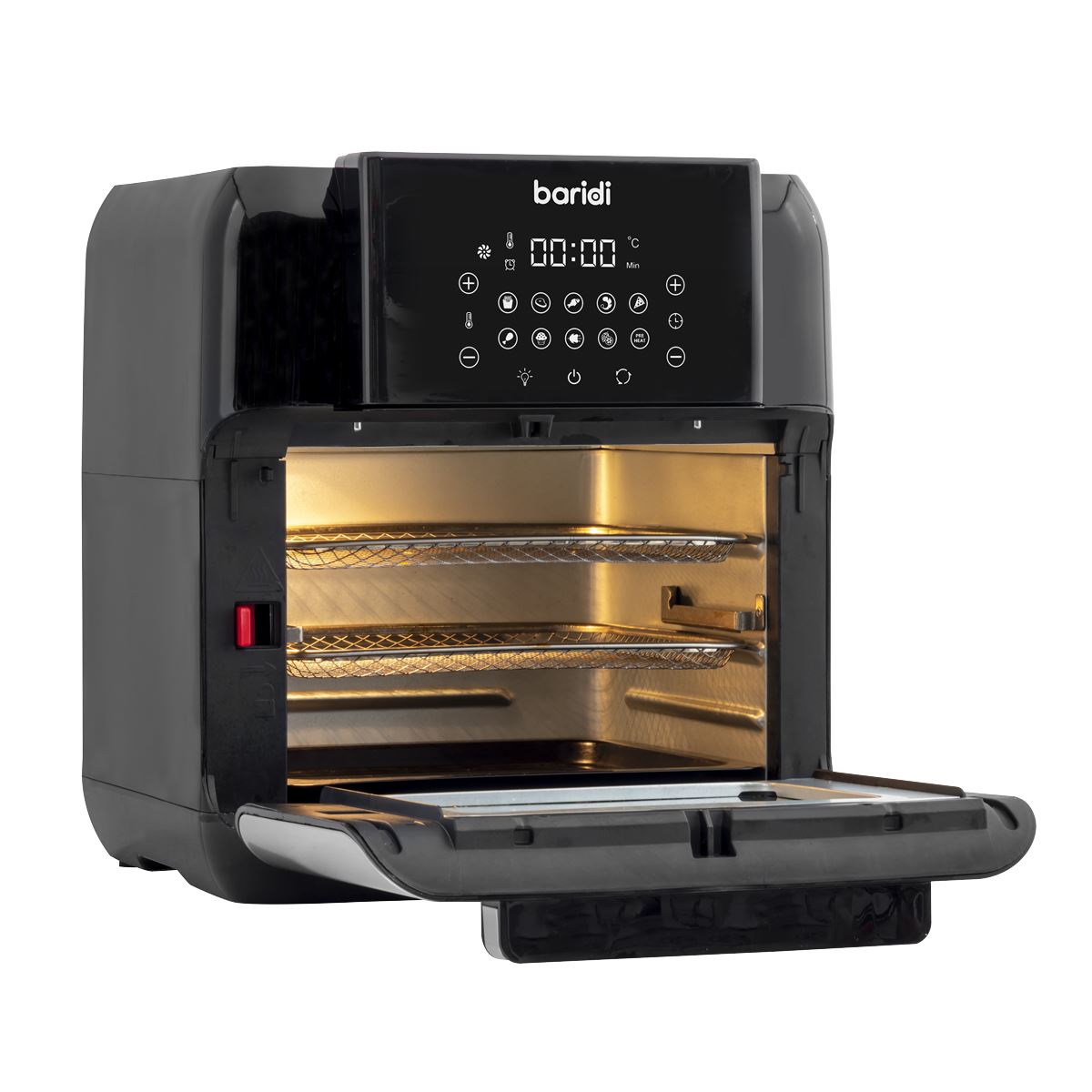 Baridi Air Fryer & Rotisserie Oven including Accessory Kit 12L Capacity DH191