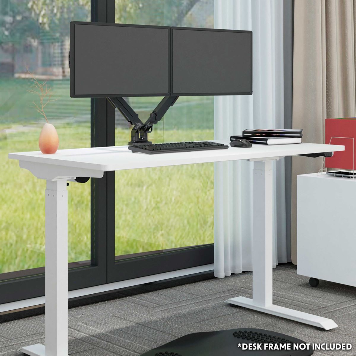 Dellonda White Rectangular Desktop 1400 x 700mm 1" Thickness DH19