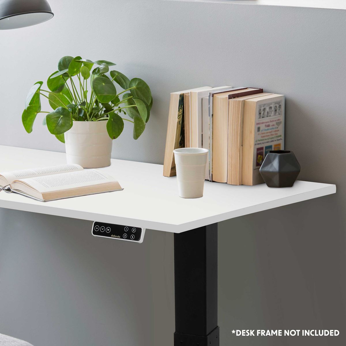 Dellonda White Rectangular Desktop 1400 x 700mm 1" Thickness DH19