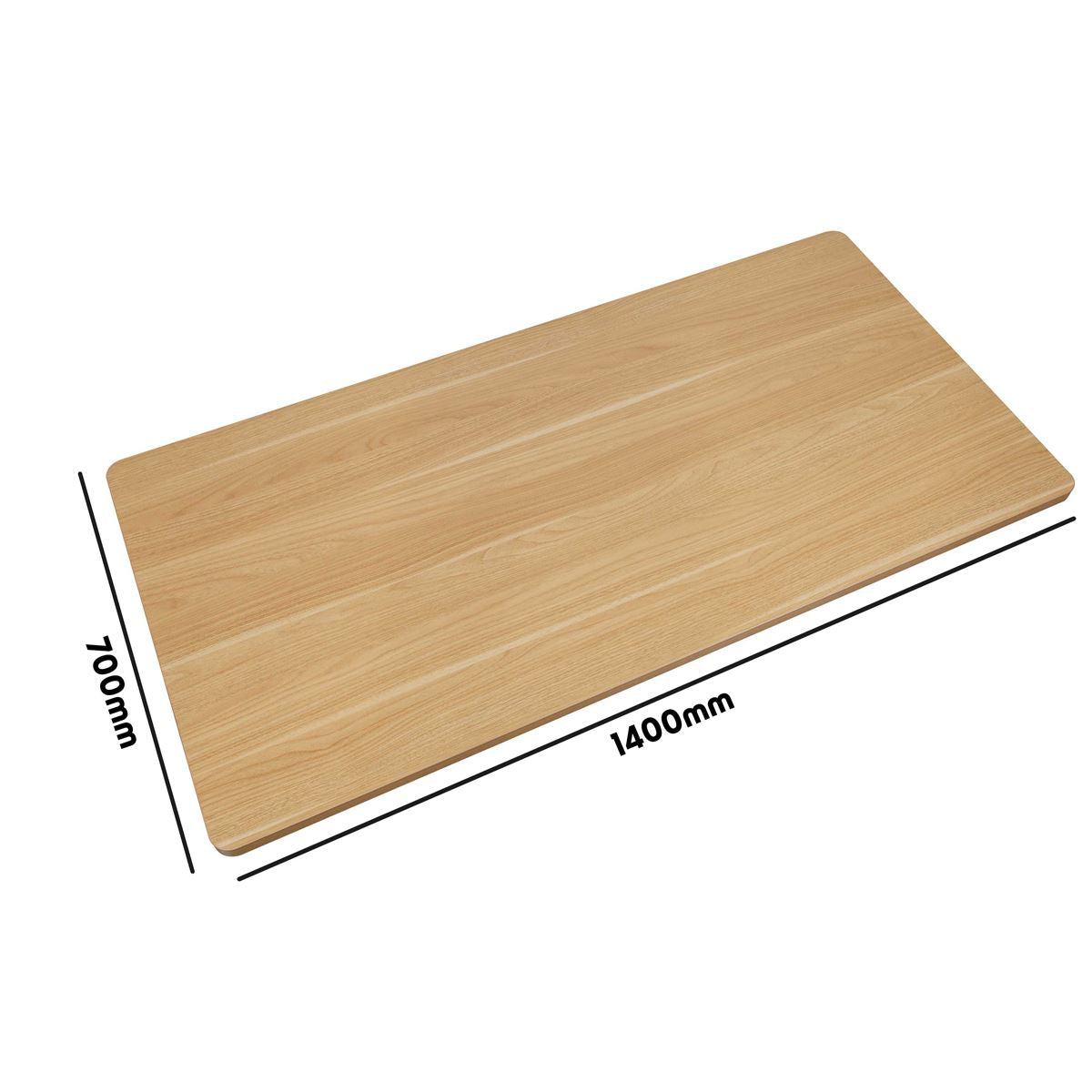 Dellonda Oak Rectangular Desktop 1400 x 700mm 1" Thickness DH20