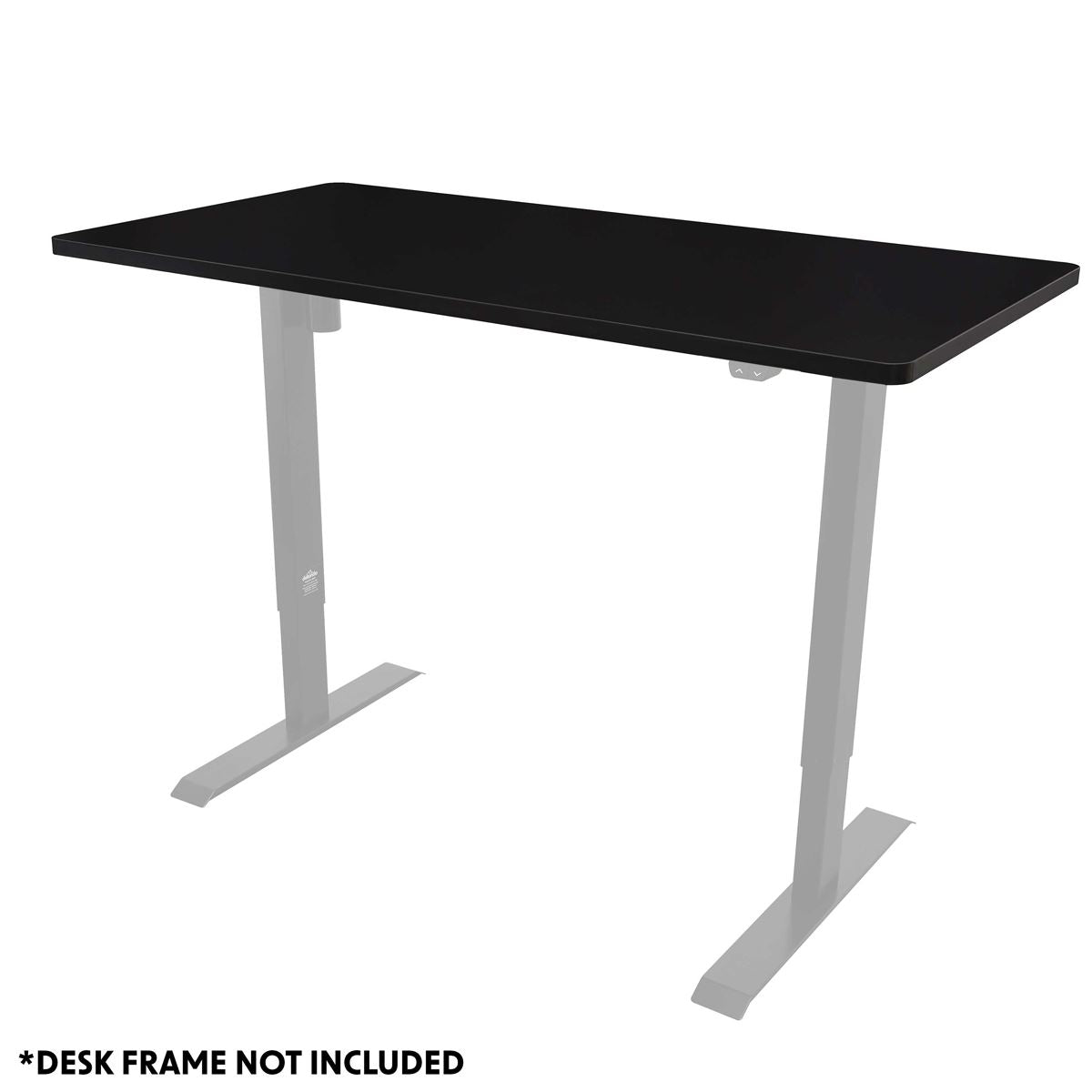 Dellonda Black Rectangular Desktop 1400 x 700mm 1" Thickness DH21